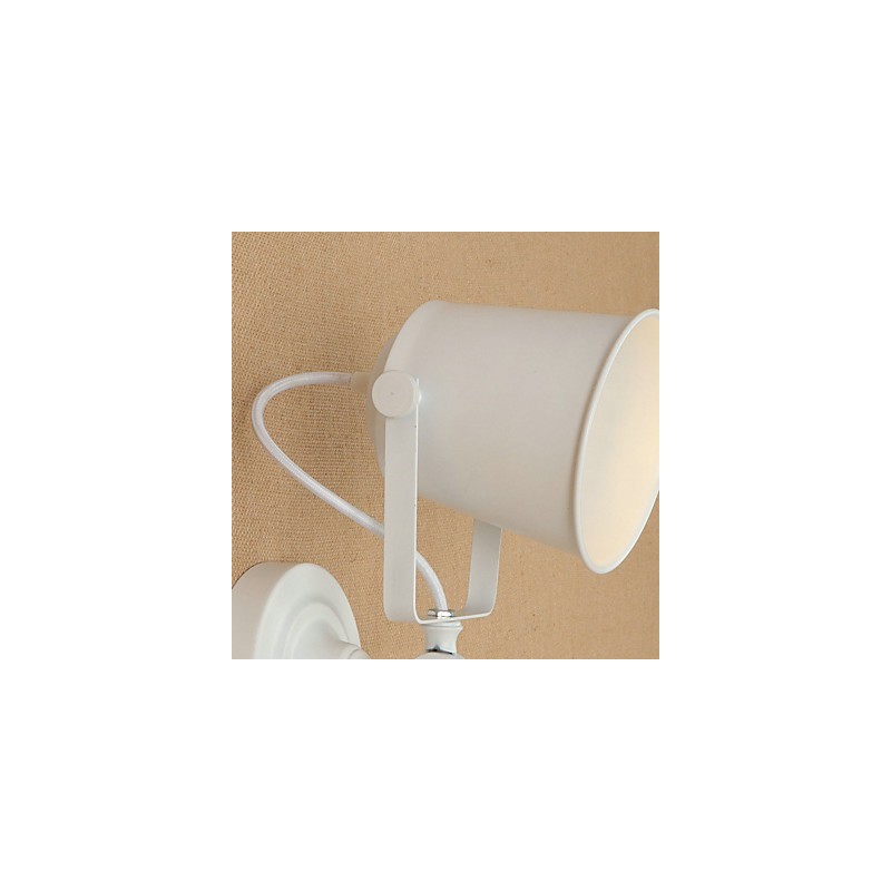 Wandleuchte aus lackiertem Stahl, dumme schwarze amerikanische Kaffeedekoration, Retro-Wandleuchte, Lichtschwertlampe an der Wand