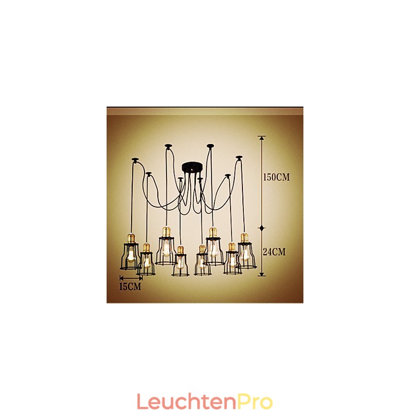 Country Designers Malerei Metall Kronleuchter