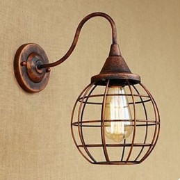 Eisen Kunst RETRO Rost Farbe Studie lLiving Zimmer Nacht Amerikanischen Wand Lampe