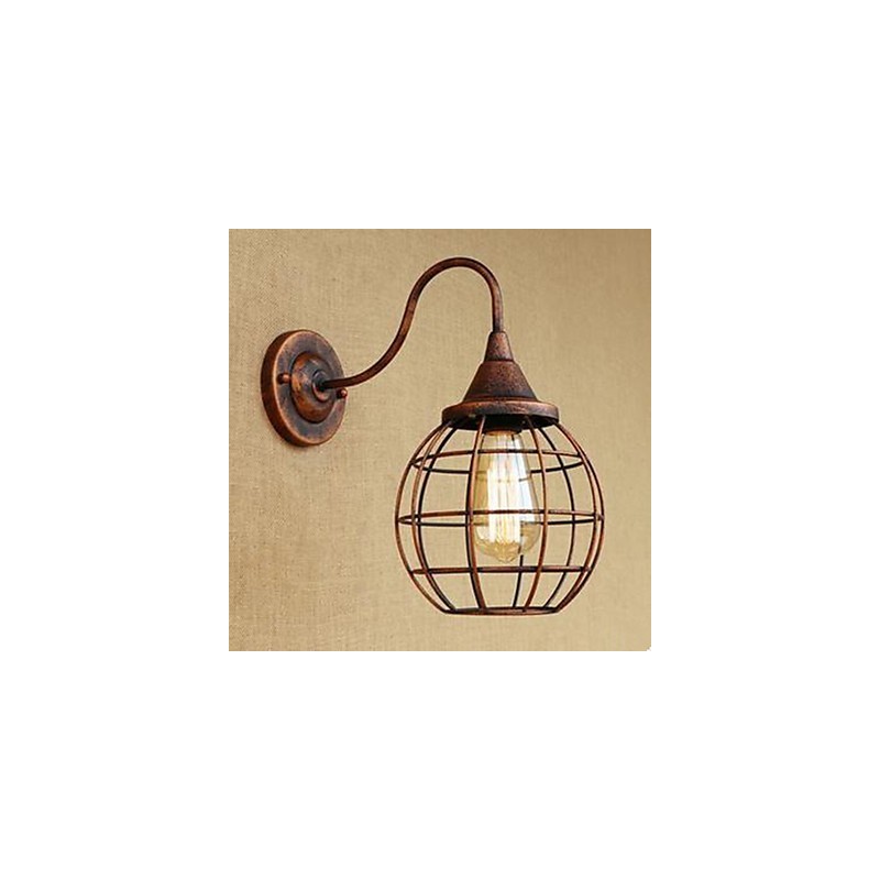 Eisen Kunst RETRO Rost Farbe Studie lLiving Zimmer Nacht Amerikanischen Wand Lampe