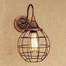 Eisen Kunst RETRO Rost Farbe Studie lLiving Zimmer Nacht Amerikanischen Wand Lampe