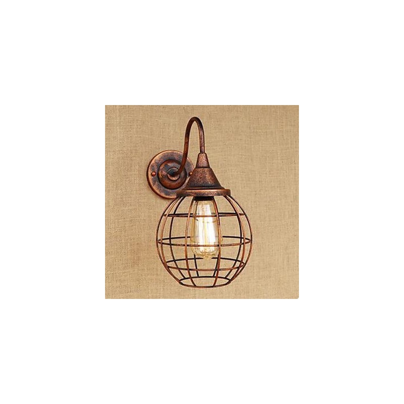 Eisen Kunst RETRO Rost Farbe Studie lLiving Zimmer Nacht Amerikanischen Wand Lampe