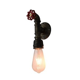 Wandleuchte Wandleuchten Wand Eisen Wandlampe dumme schwarze Lichtschwertlampe an der Wand