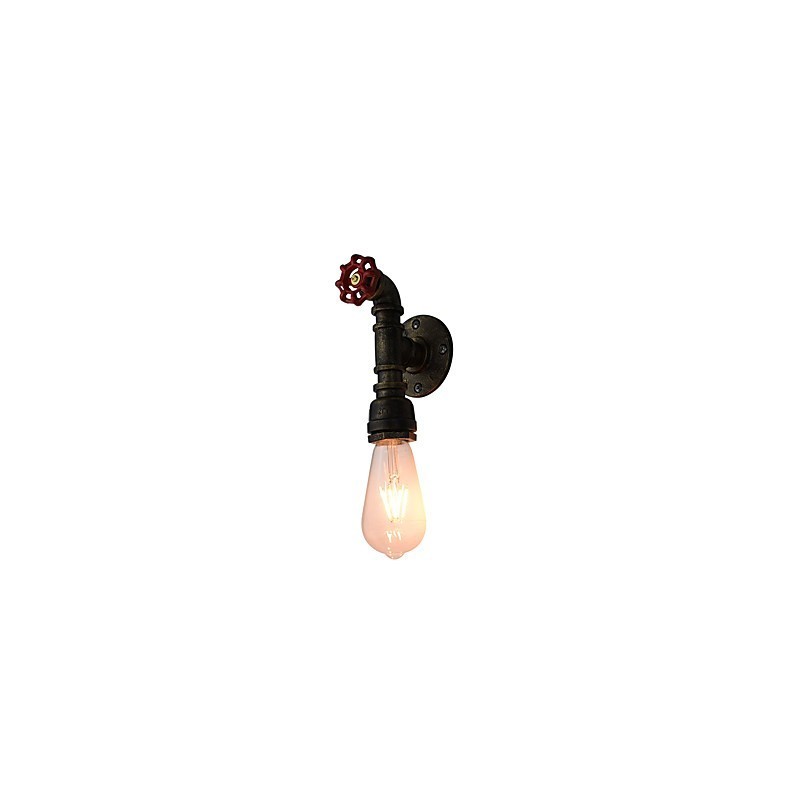 Wandleuchte Wandleuchten Wand Eisen Wandlampe dumme schwarze Lichtschwertlampe an der Wand
