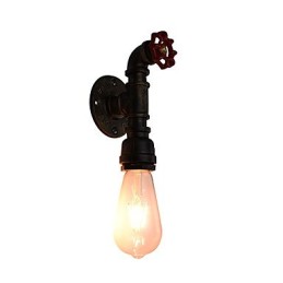 Wandleuchte Wandleuchten Wand Eisen Wandlampe dumme schwarze Lichtschwertlampe an der Wand