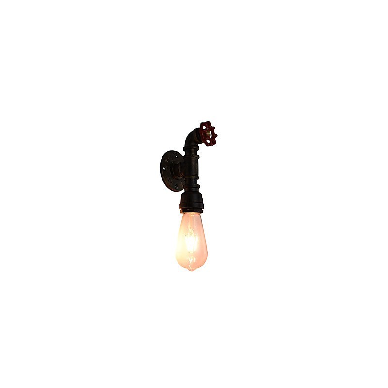 Wandleuchte Wandleuchten Wand Eisen Wandlampe dumme schwarze Lichtschwertlampe an der Wand