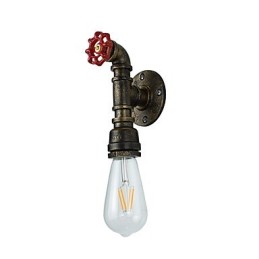 Wandleuchte Wandleuchten Wand Eisen Wandlampe dumme schwarze Lichtschwertlampe an der Wand