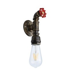 Wandleuchte Wandleuchten Wand Eisen Wandlampe dumme schwarze Lichtschwertlampe an der Wand