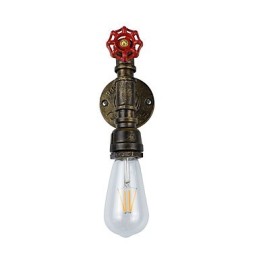 Wandleuchte Wandleuchten Wand Eisen Wandlampe dumme schwarze Lichtschwertlampe an der Wand