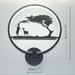 Neuartige Beleuchtung Aluminium Material Wandleuchte Einfache Moderne Wandleuchte Korridor Kunst Lichter Nachttisch Kommerzielle Beleuchtung