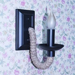 Hanfseil Retro Wandleuchte Kreative Persönlichkeit Bar Eisen Kerzenlampe