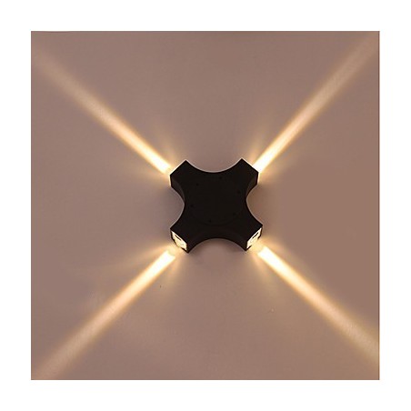 Integrierte einfache Neuheit Country-Funktion für Augenschutz Umgebungslicht Wandleuchten Cross Star Outdoor wasserdichte Hof-Wandlampe Integrierte einfache Neuheit Country-Funktion für Augenschutz Umgebungslicht Wandleuchten Cross Star Outdoor wasserdichte Hof-Wandlampe