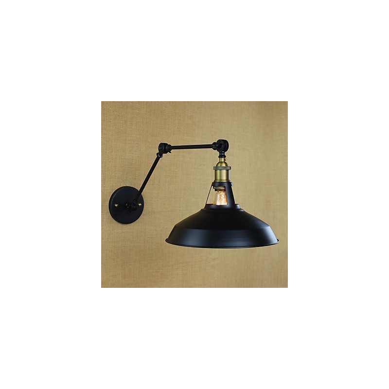 Langer Arm Halb rostig Industriell Retro Nostalgisch Versenkbare Klappwandleuchter Wandleuchte