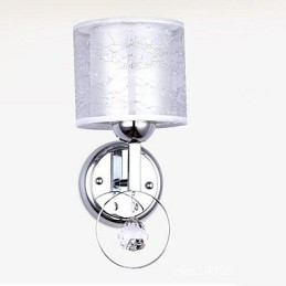 Moderne zeitgenössische galvanisierte Kristall-Wandleuchter mit Uplight
