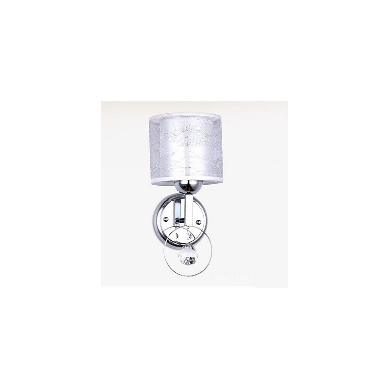 Moderne zeitgenössische galvanisierte Kristall-Wandleuchter mit Uplight