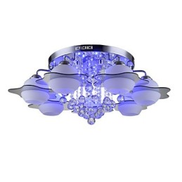 Fernbedienung 7 Lichter mit Blau Redss Moderne Deckenleuchte Unterputz