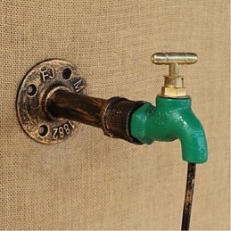 Edison Retro Dekorative Wasserpfeife Weinflasche Wandleuchte Wandleuchte