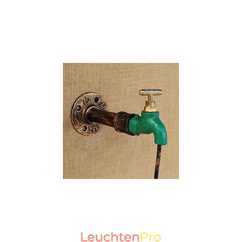 Edison Retro Dekorative Wasserpfeife Weinflasche Wandleuchte Wandleuchte