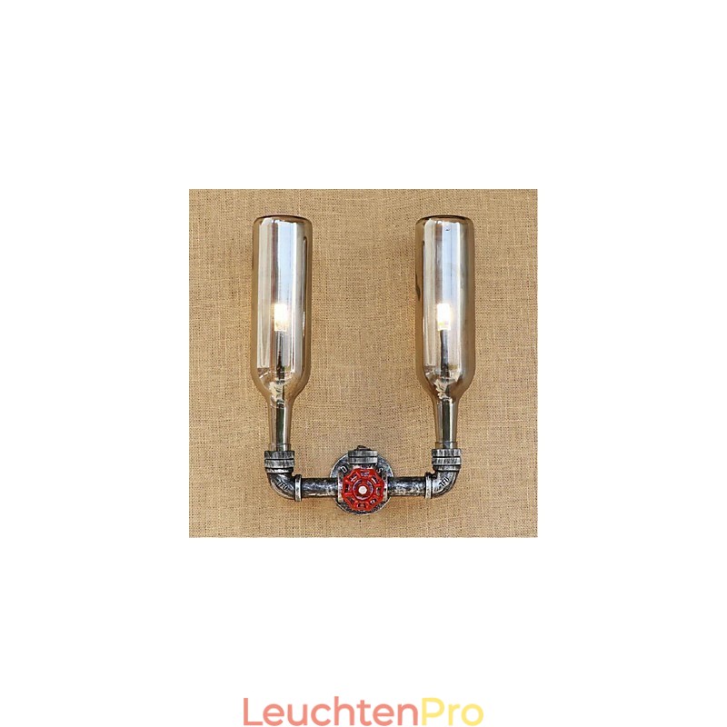 Wasserflasche Wandleuchte Wandleuchte Grau