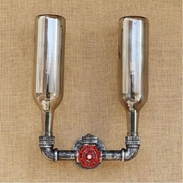 Wasserflasche Wandleuchte Wandleuchte Grau