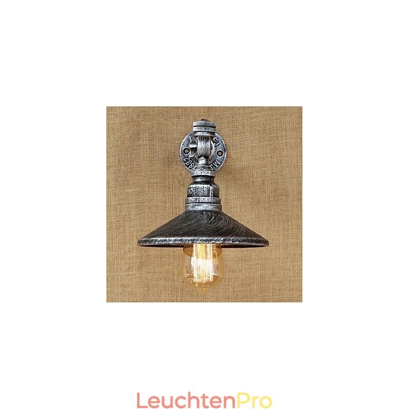 Rustikale Lodge Malerei Funktion für Ambient Light Wandleuchten Wandleuchte Silber
