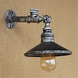 Rustikale Lodge Malerei Funktion für Ambient Light Wandleuchten Wandleuchte Silber