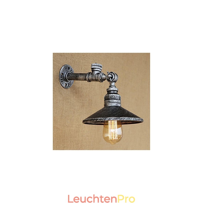Rustikale Lodge Malerei Funktion für Ambient Light Wandleuchten Wandleuchte Silber