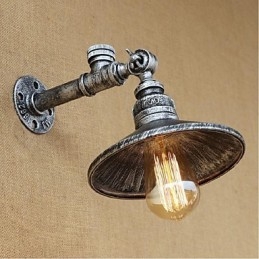 Rustikale Lodge Malerei Funktion für Ambient Light Wandleuchten Wandleuchte Silber