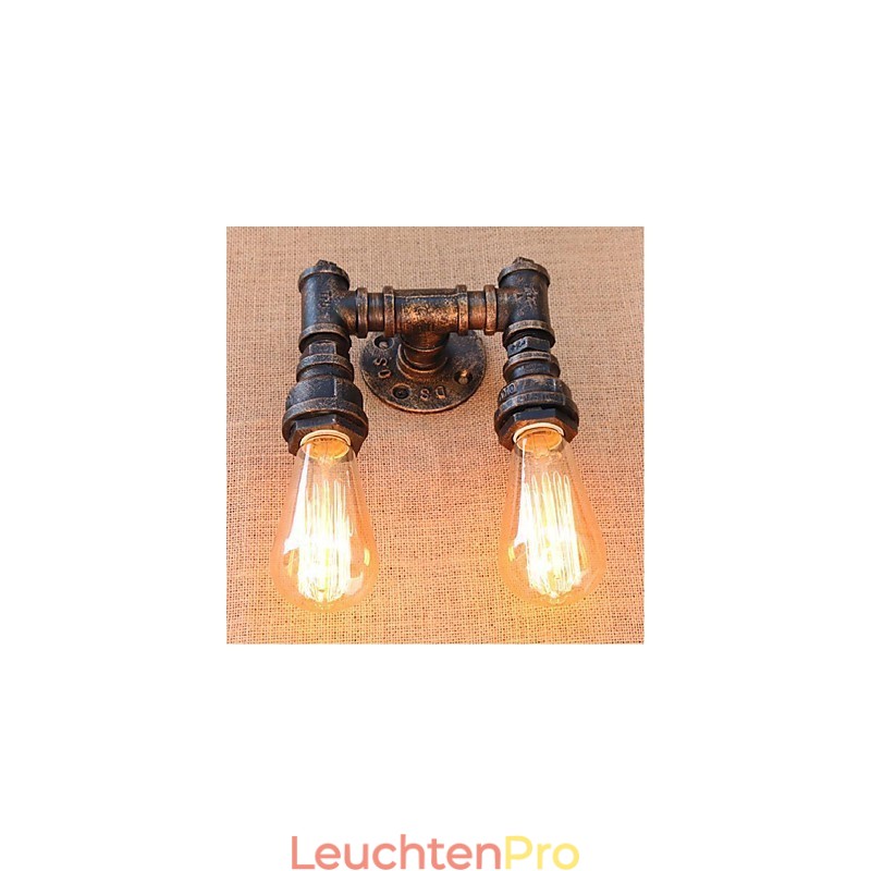 Nostalgie Einfache Wasserpfeife Dekorative Kleine Wandleuchte Wandleuchte
