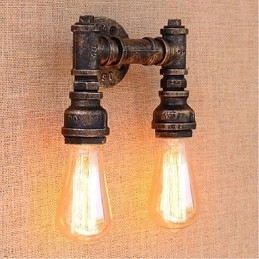 Nostalgie Einfache Wasserpfeife Dekorative Kleine Wandleuchte Wandleuchte