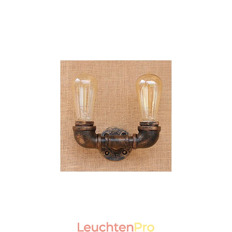 Nostalgie Einfache Wasserleitung Dekorative Kleine Wandleuchte Wandleuchte