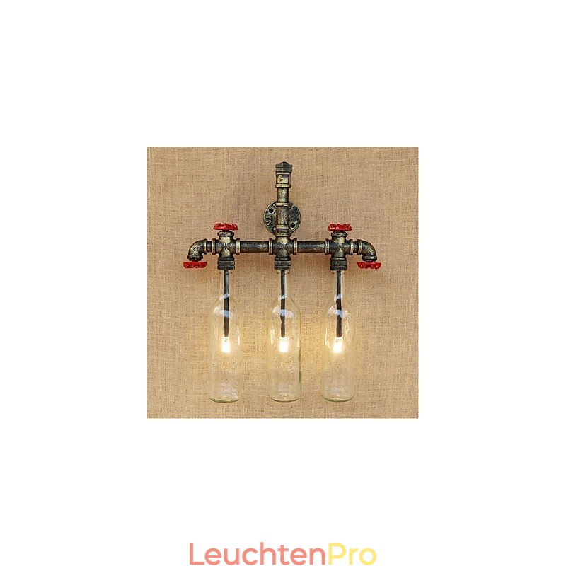 Retro Industrielle Windschalter Wasserflasche Wandlampe Wandleuchte