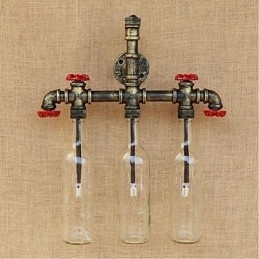 Retro Industrielle Windschalter Wasserflasche Wandlampe Wandleuchte