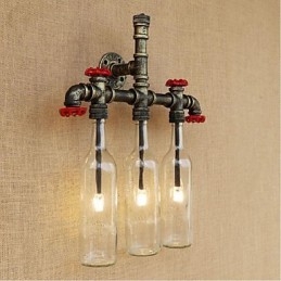 Retro Industrielle Windschalter Wasserflasche Wandlampe Wandleuchte