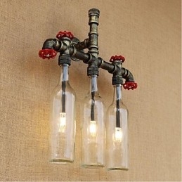 Retro Industrielle Windschalter Wasserflasche Wandlampe Wandleuchte