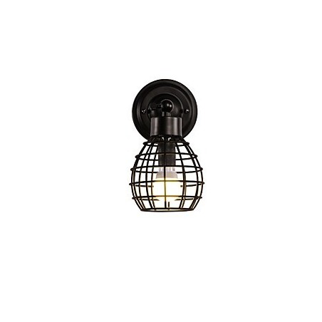 Retro Rohr Wandleuchten Einfache Loft Schwarz Vogelkäfig Metall Esszimmer Küche Bar Cafe Dekoration Beleuchtung Retro Rohr Wandleuchten Einfache Loft Schwarz Vogelkäfig Metall Esszimmer Küche Bar Cafe Dekoration Beleuchtung
