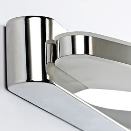Moderne zeitgenössische Chrom-Funktion für Umgebungslicht Badezimmerbeleuchtung Wandleuchte