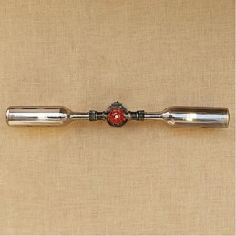 Retro American Village Creative Industry Wind Designer Wasserflasche Wandleuchte Wandleuchte Grau