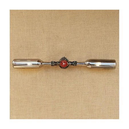 Retro American Village Creative Industry Wind Designer Wasserflasche Wandleuchte Wandleuchte Grau Retro American Village Creative Industry Wind Designer Wasserflasche Wandleuchte Wandleuchte Grau