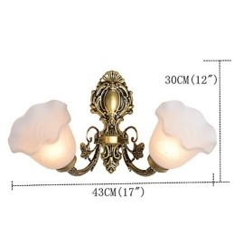Country-Malerei-Funktion für Mini-Stil Uplight Wandleuchten Wandleuchte