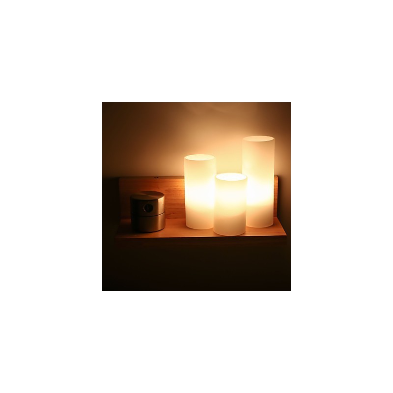Holz Wandleuchter 3 Lichter Country