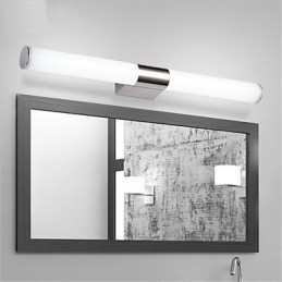 Hochwertige Spiegellampe Badezimmerleuchten 85 265V Edelstahl und Acryl Wandleuchten Make-up Beleuchtung