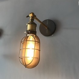 Vintage Schwarz Metall Loft Wand Lampen Wohnzimmer Esszimmer Flur Cafe Bars Bar Wand Lampe
