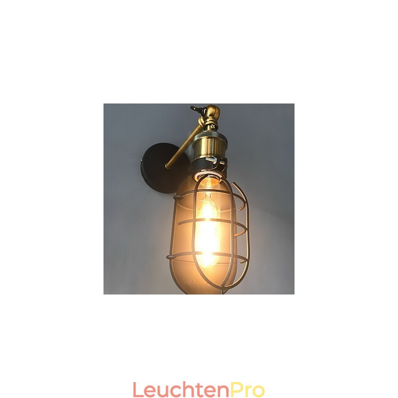 Vintage Schwarz Metall Loft Wand Lampen Wohnzimmer Esszimmer Flur Cafe Bars Bar Wand Lampe