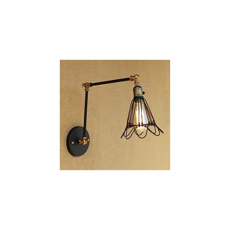 Rustikale Lodge Country Retro Malerei Feature für Mini-Stil Swing Arm Ambient Light Swing