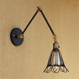 Rustikale Lodge Country Retro Malerei Feature für Mini-Stil Swing Arm Ambient Light Swing
