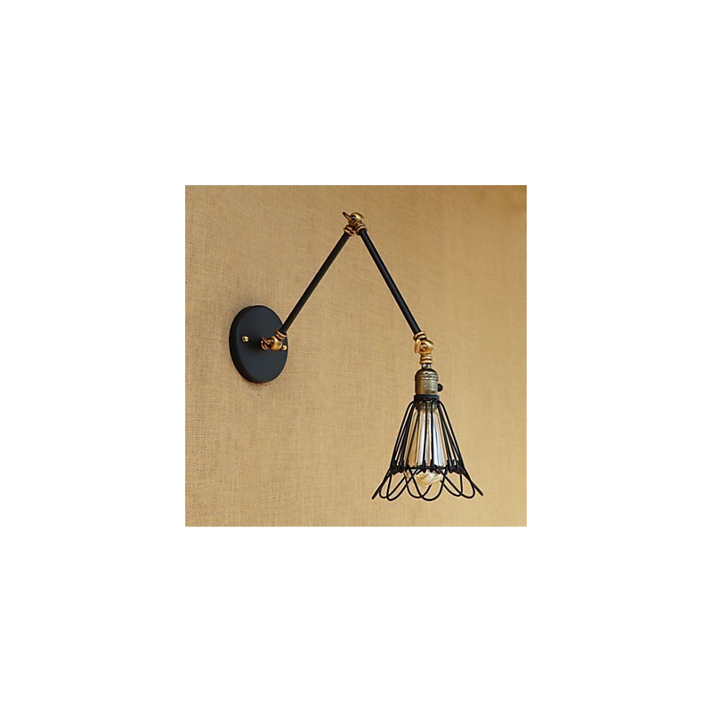 Rustikale Lodge Country Retro Malerei Feature für Mini-Stil Swing Arm Ambient Light Swing