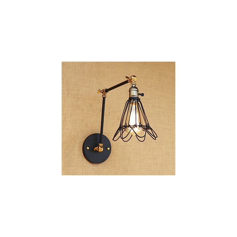 Rustikale Lodge Country Retro Malerei Feature für Mini-Stil Swing Arm Ambient Light Swing