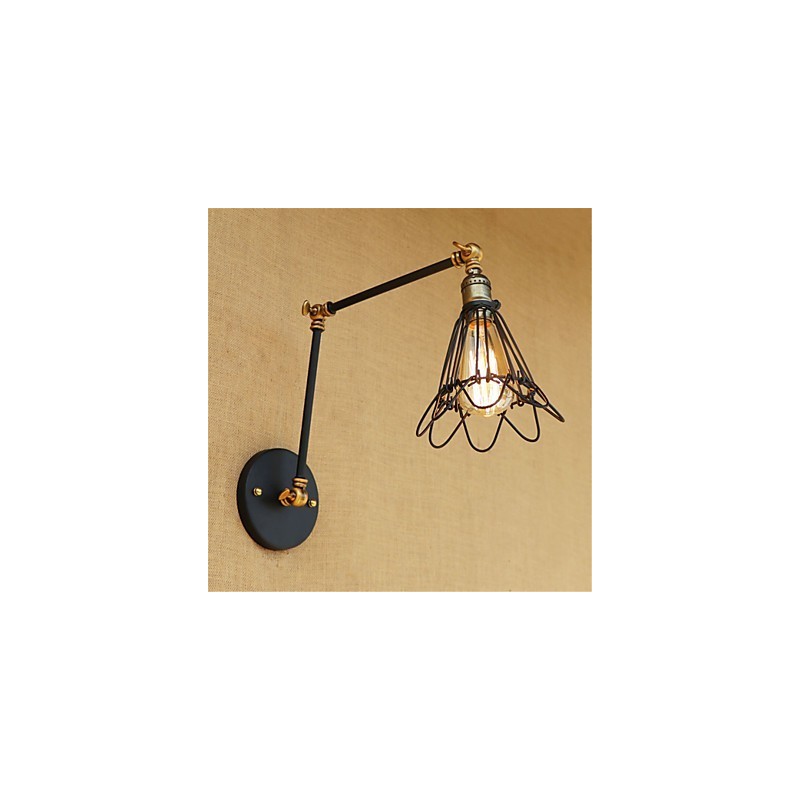 Rustikale Lodge Country Retro Malerei Feature für Mini-Stil Swing Arm Ambient Light Swing