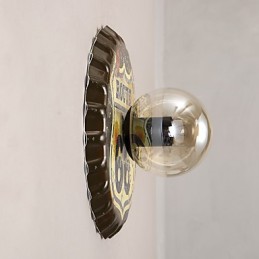 Traditionelle klassische rustikale Lodge Country-Malerei-Funktion für Mini-Stil Umgebungslicht Wandleuchten Wandleuchte